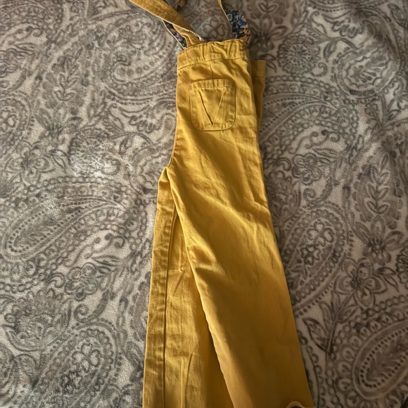 Yellow Suspender Pants - Picture 3 of 4
